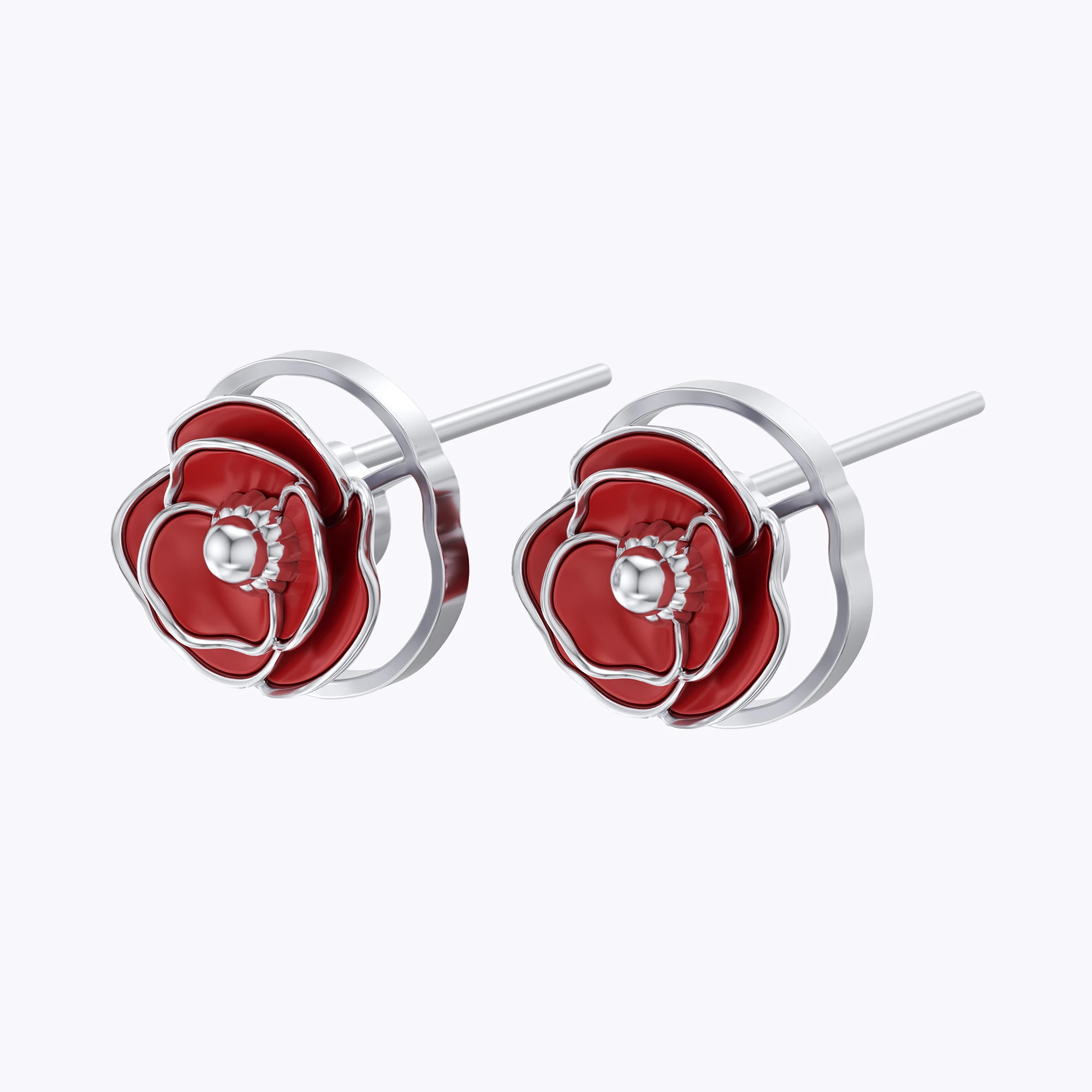 Whirling Blooms Collection Custom Spinning Birth Flower Studs