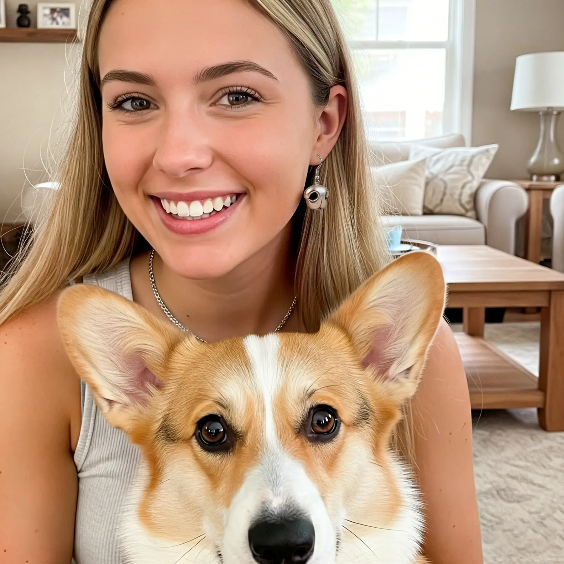 Custom Dog Cat Nose Print Earrings