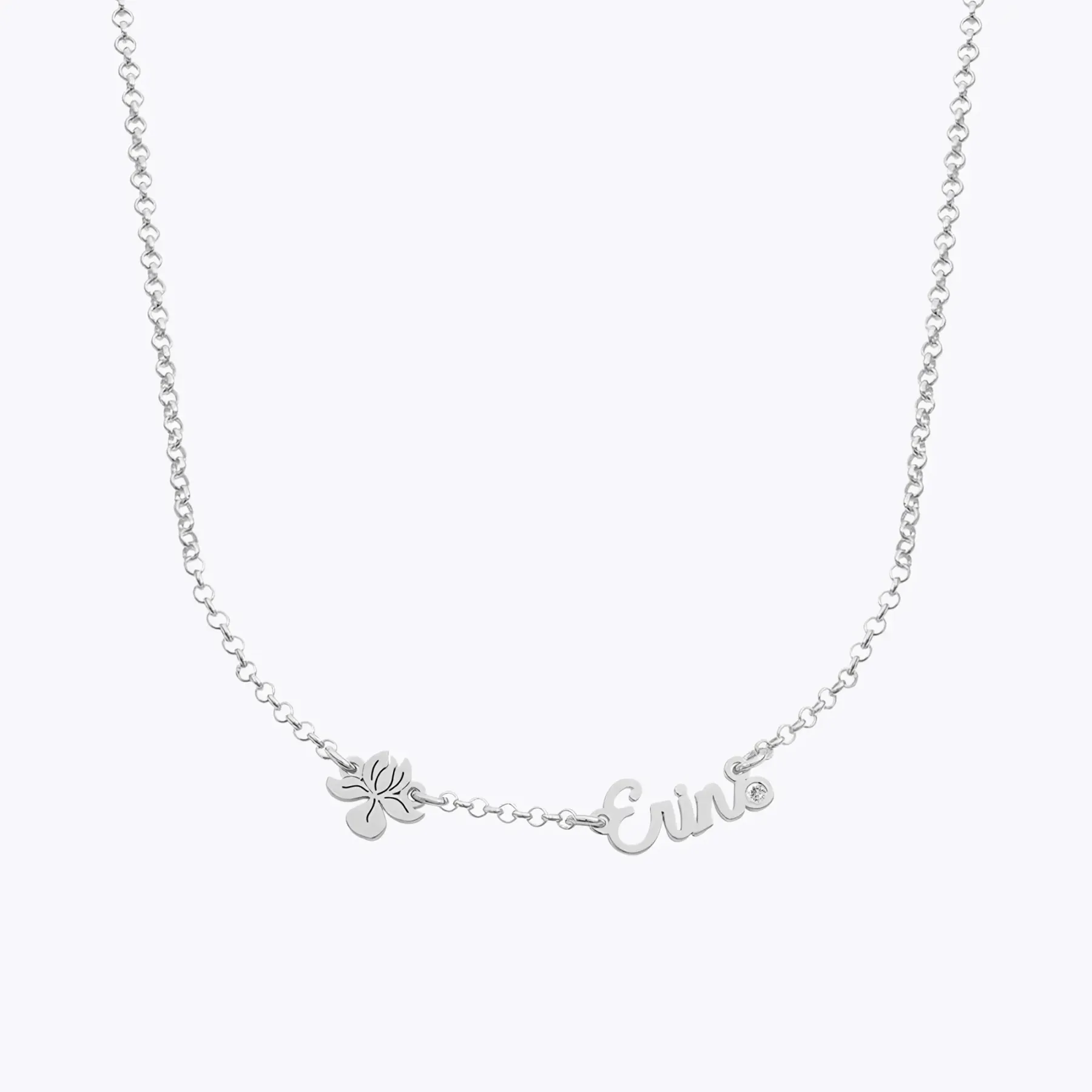 Multi Name Birth Flower Round Birthstone Necklace-BY PROMISE-For Mom,Birthstone,Birth Flower