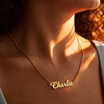 Personalized Engraving Name Necklace
