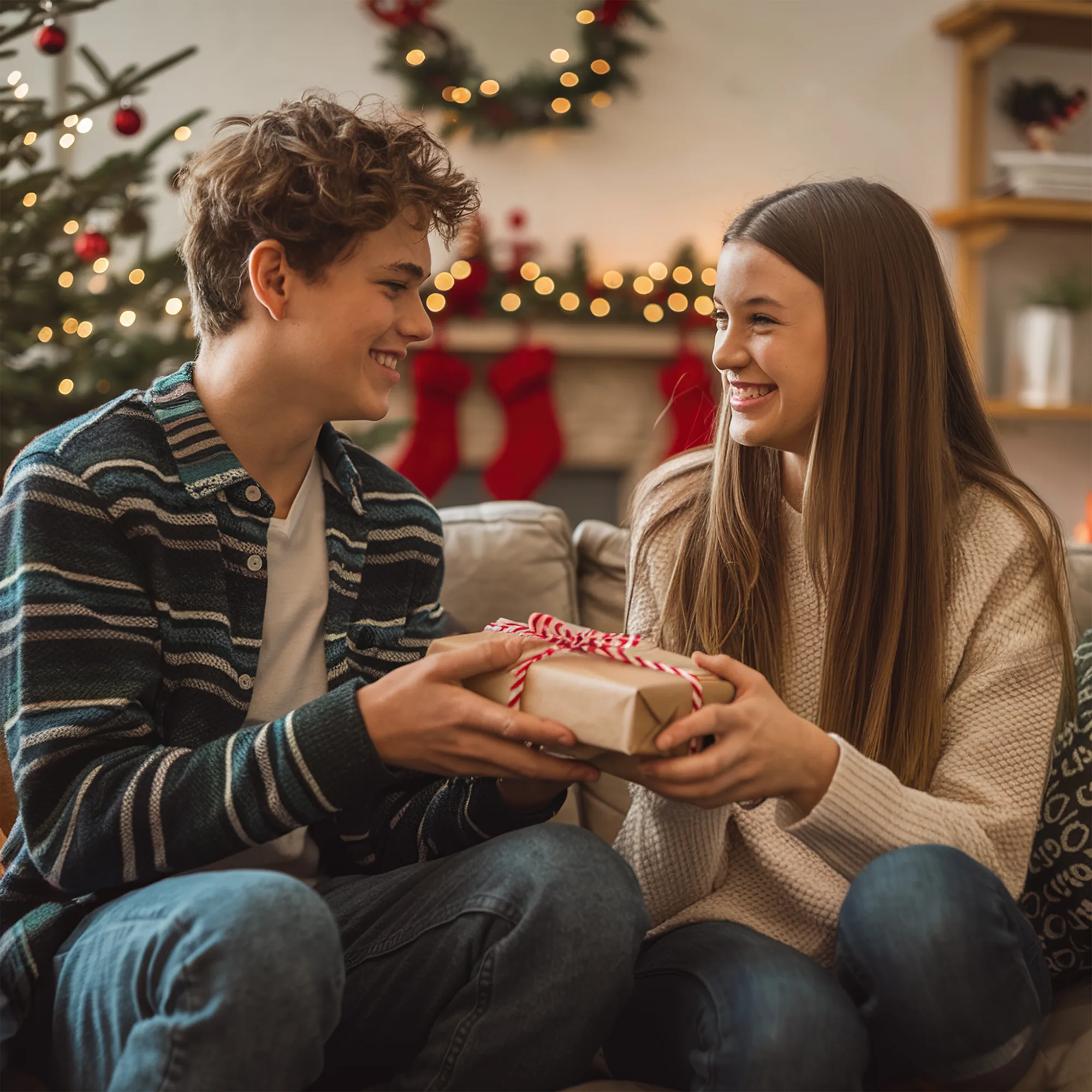 Custom Multiple Hearts Name Necklace