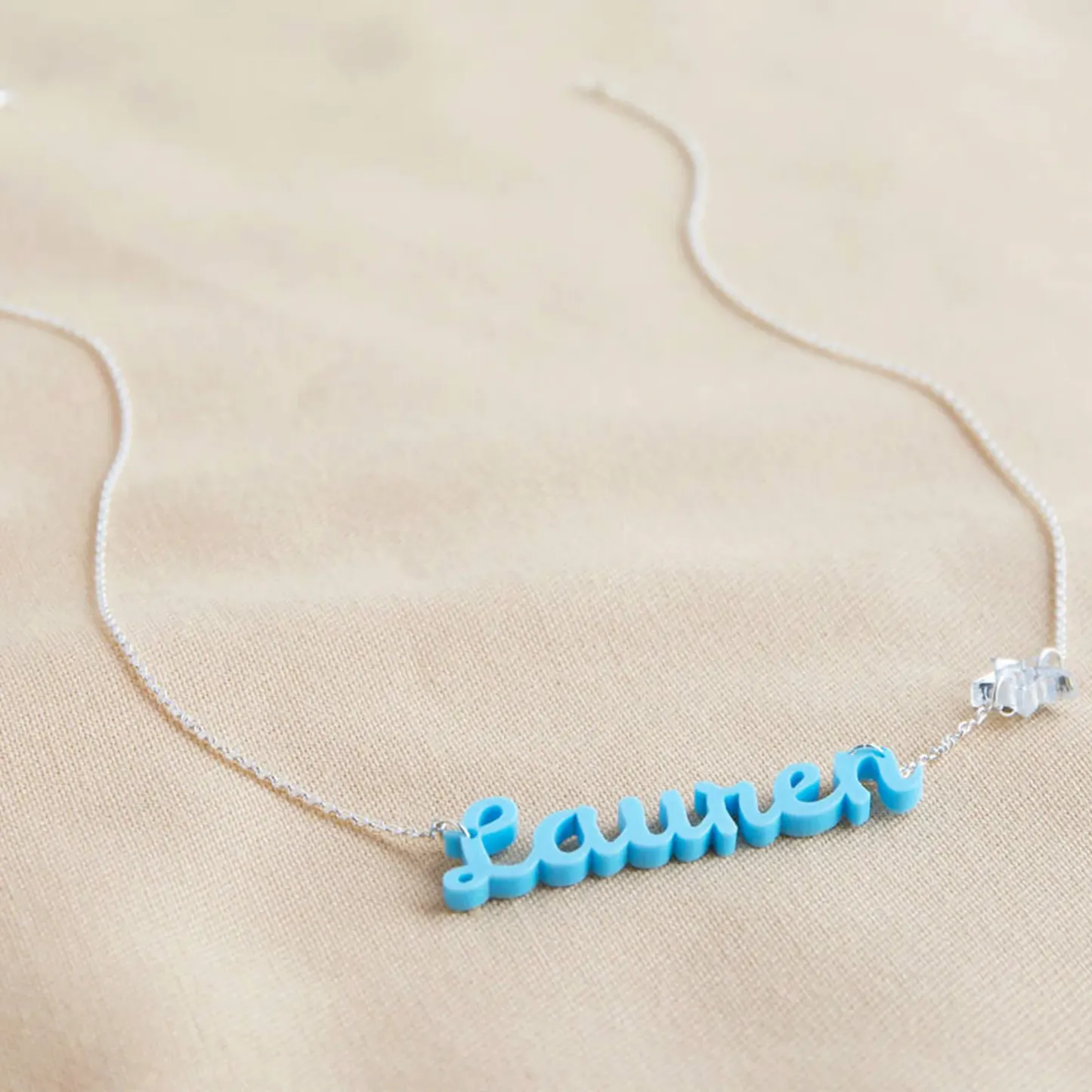 Custom 3D Printed Colorful Name Necklace