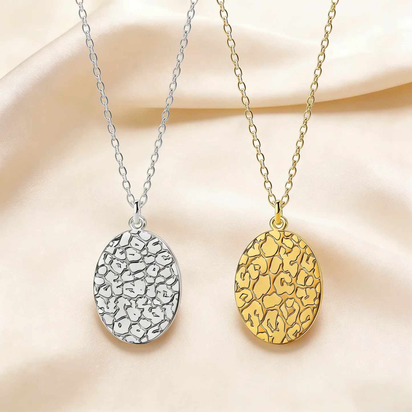 Custom Dog Cat Nose Print Necklaces with Name