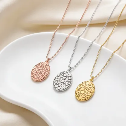 Custom Dog Cat Nose Print Necklaces with Name