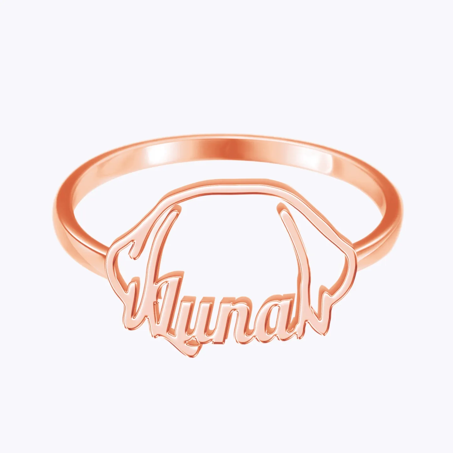 Pesonalized Dog Ears Name Ring for Dog Pet Lover-BY PROMISE-Pet,Name