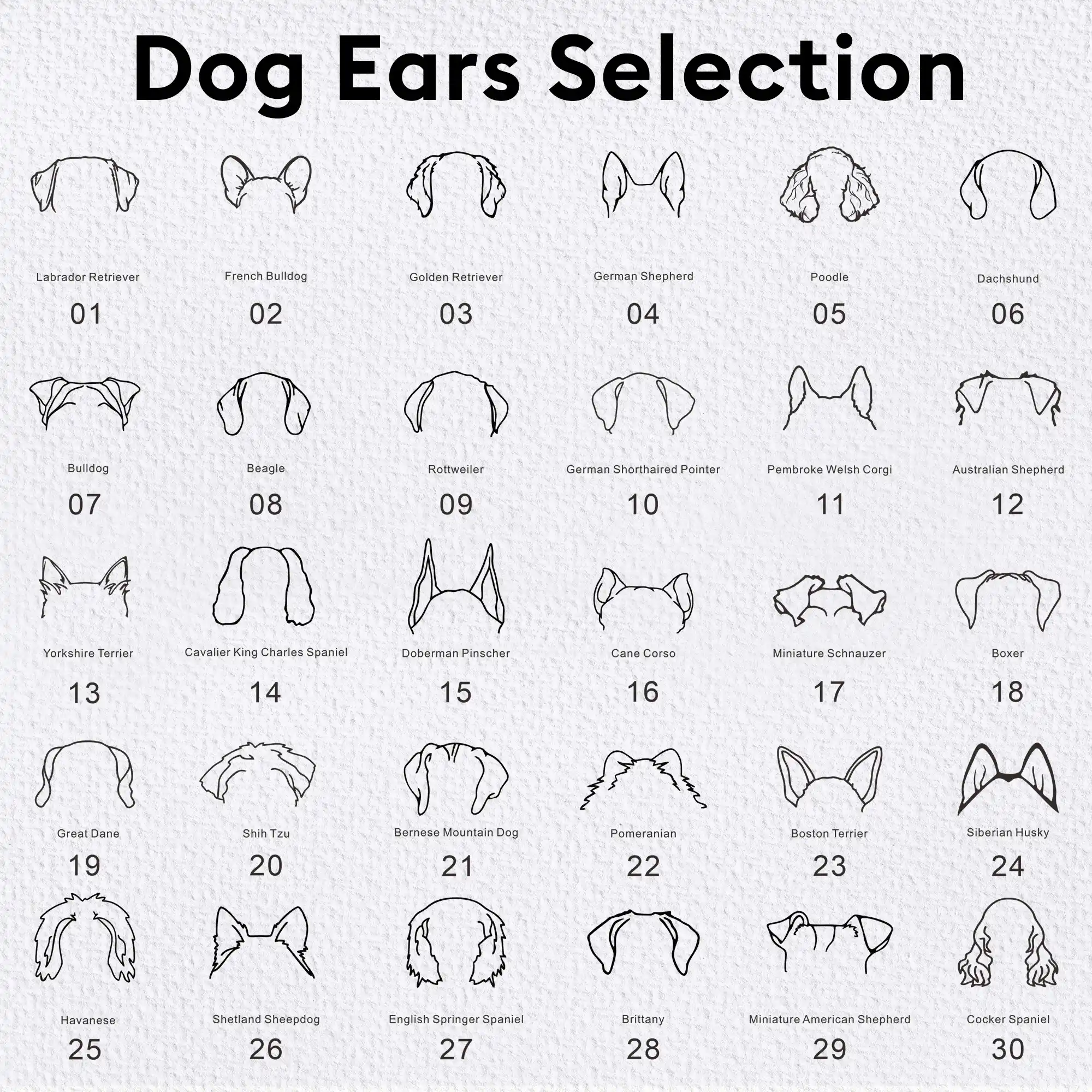 Pesonalized 1-3 Dog Ears Name Bracelet for Dog Pet Lover-BY PROMISE-Pet,Name