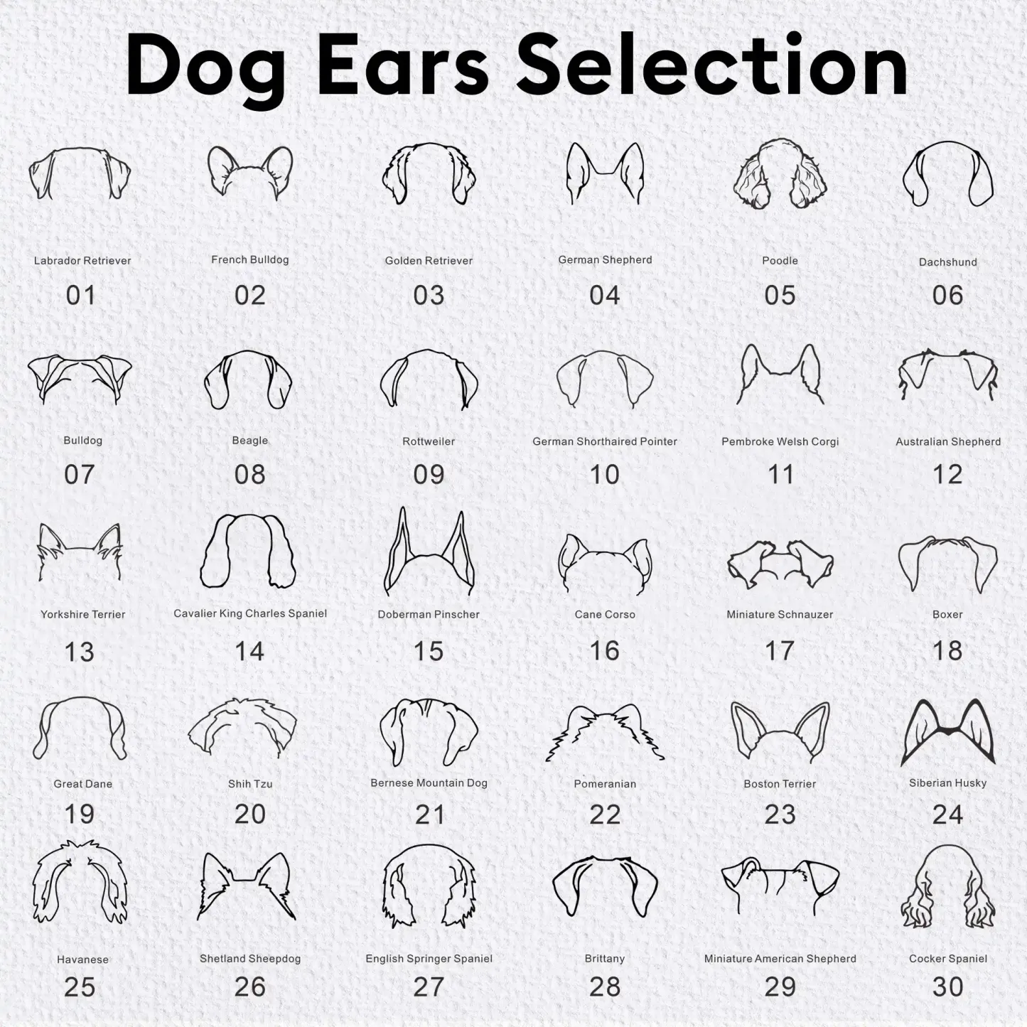 Pesonalized 1-3 Dog Ears Name Bracelet for Dog Pet Lover-BY PROMISE-Pet,Name