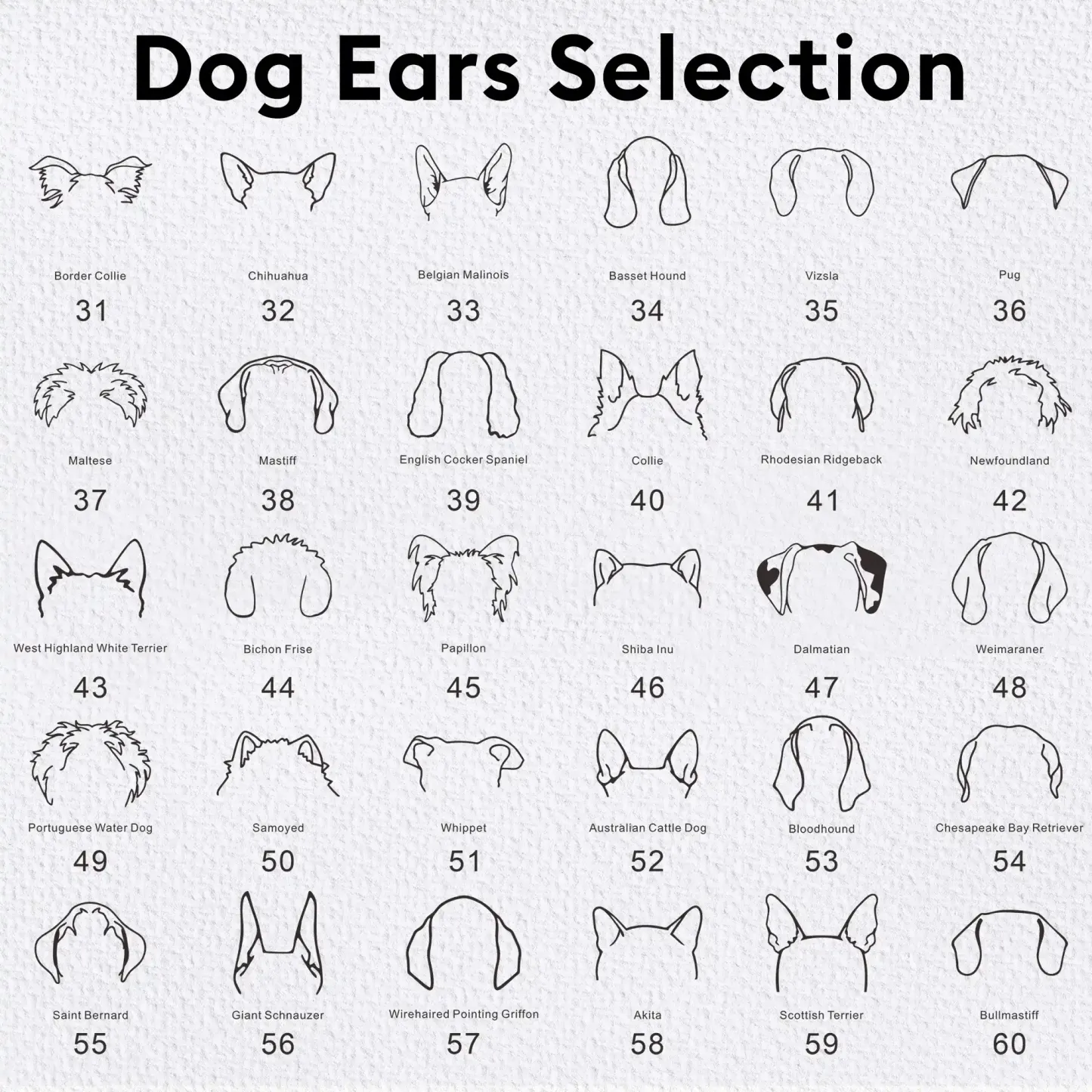 Pesonalized 1-3 Dog Ears Name Bracelet for Dog Pet Lover-BY PROMISE-Pet,Name