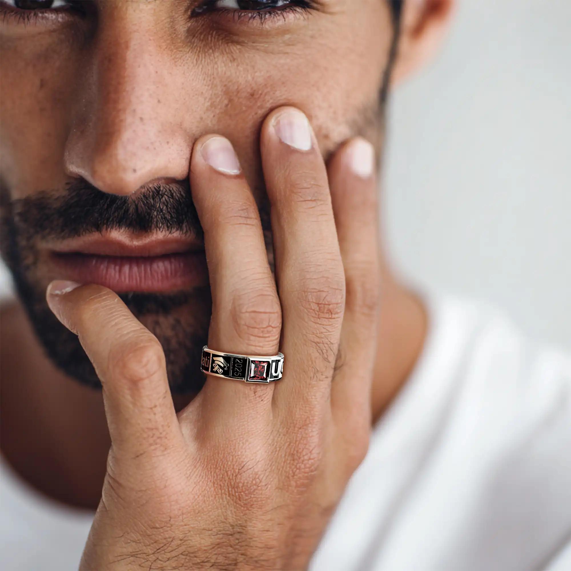 Square Birthstone Graduation Band-BY PROMISE-Birthstone