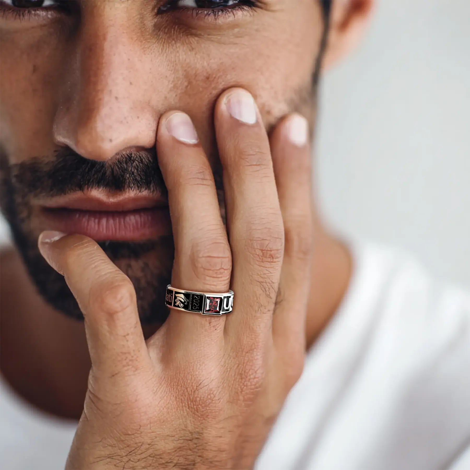 Square Birthstone Graduation Band-BY PROMISE-Birthstone