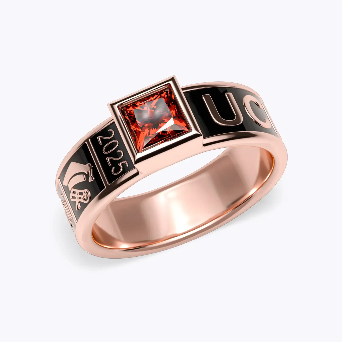 Square Birthstone Graduation Band-BY PROMISE-Birthstone