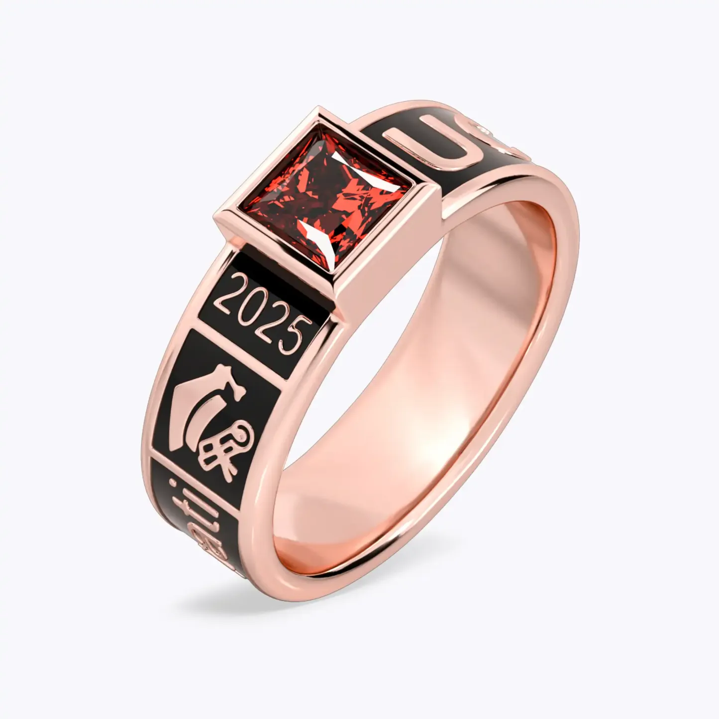 Square Birthstone Graduation Band-BY PROMISE-Birthstone