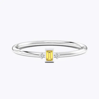 Custom 1-8 Baguette Birthstone Ring-BY PROMISE-Birthstone