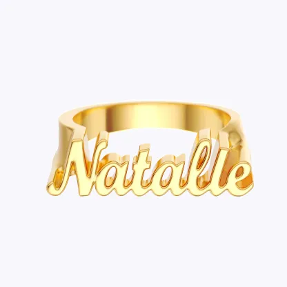 Custom Name Ring