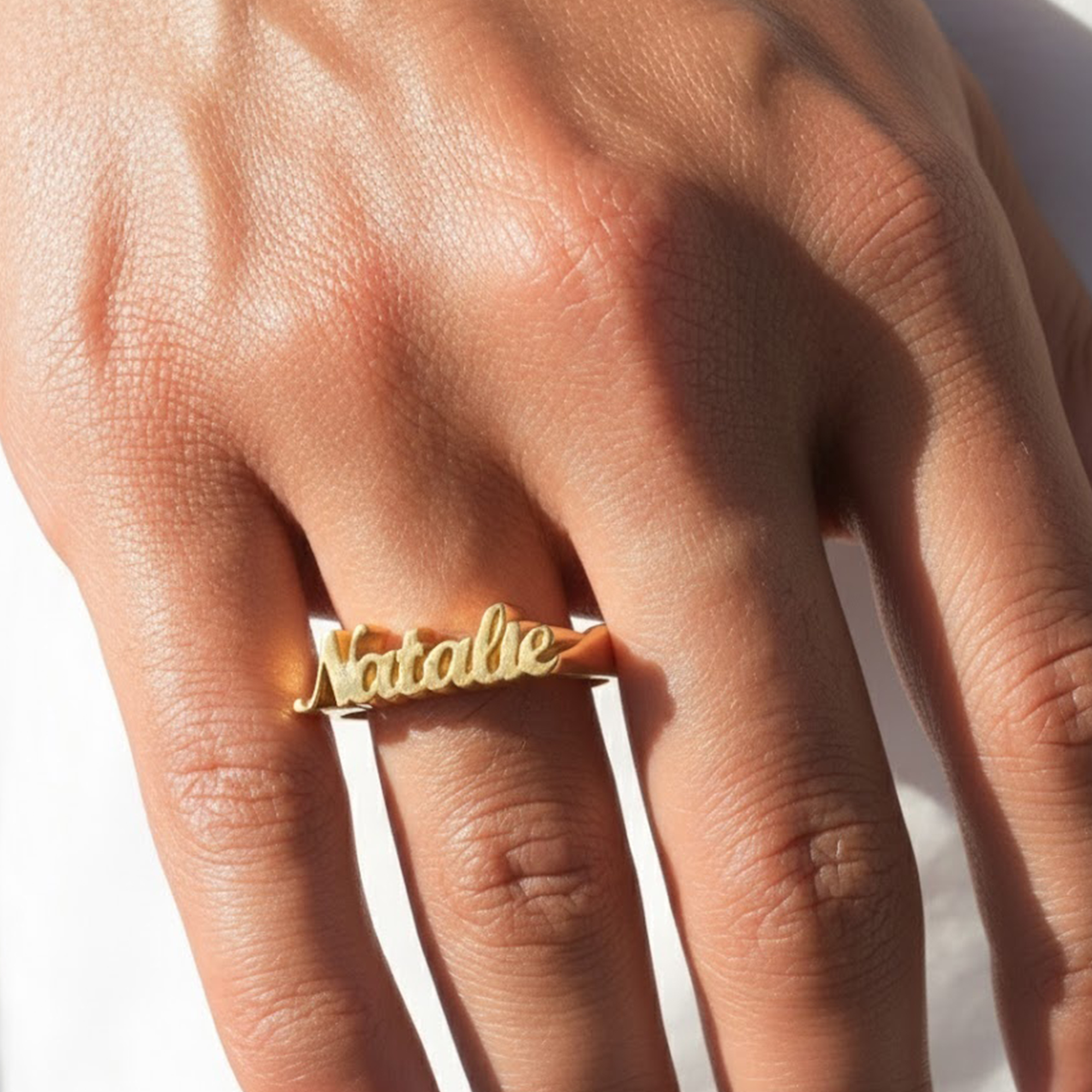 Custom Name Ring