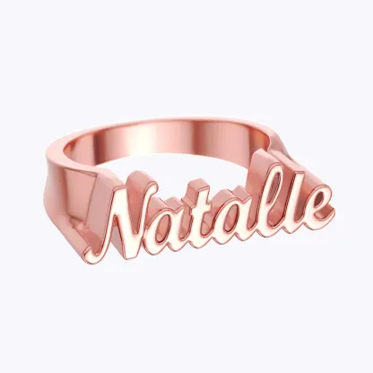 Custom Name Ring