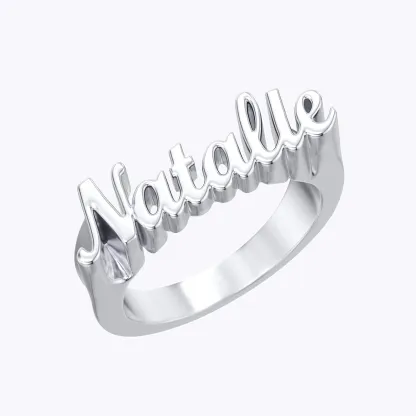 Custom Name Ring