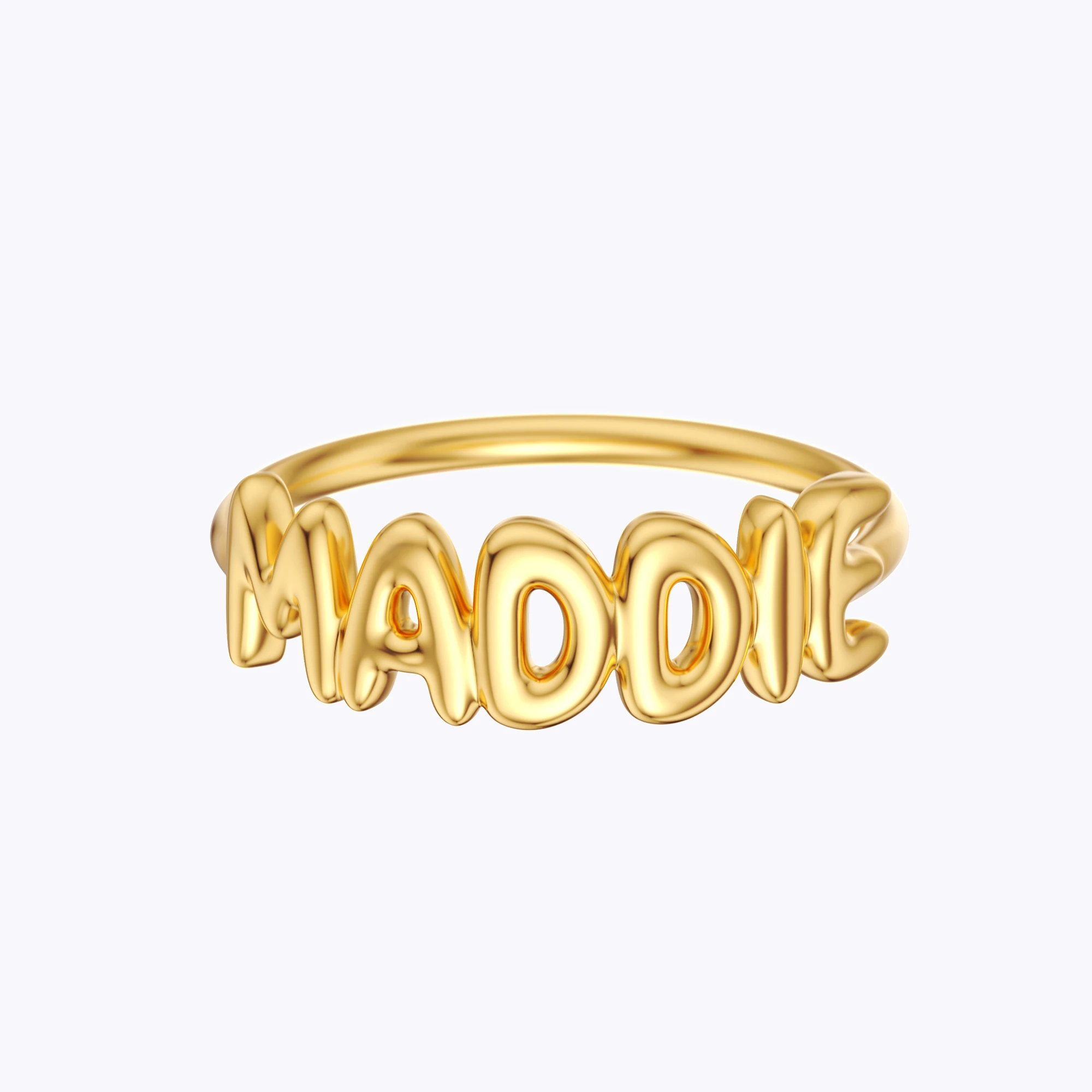 Personalized 3D Bubble Name Ring
