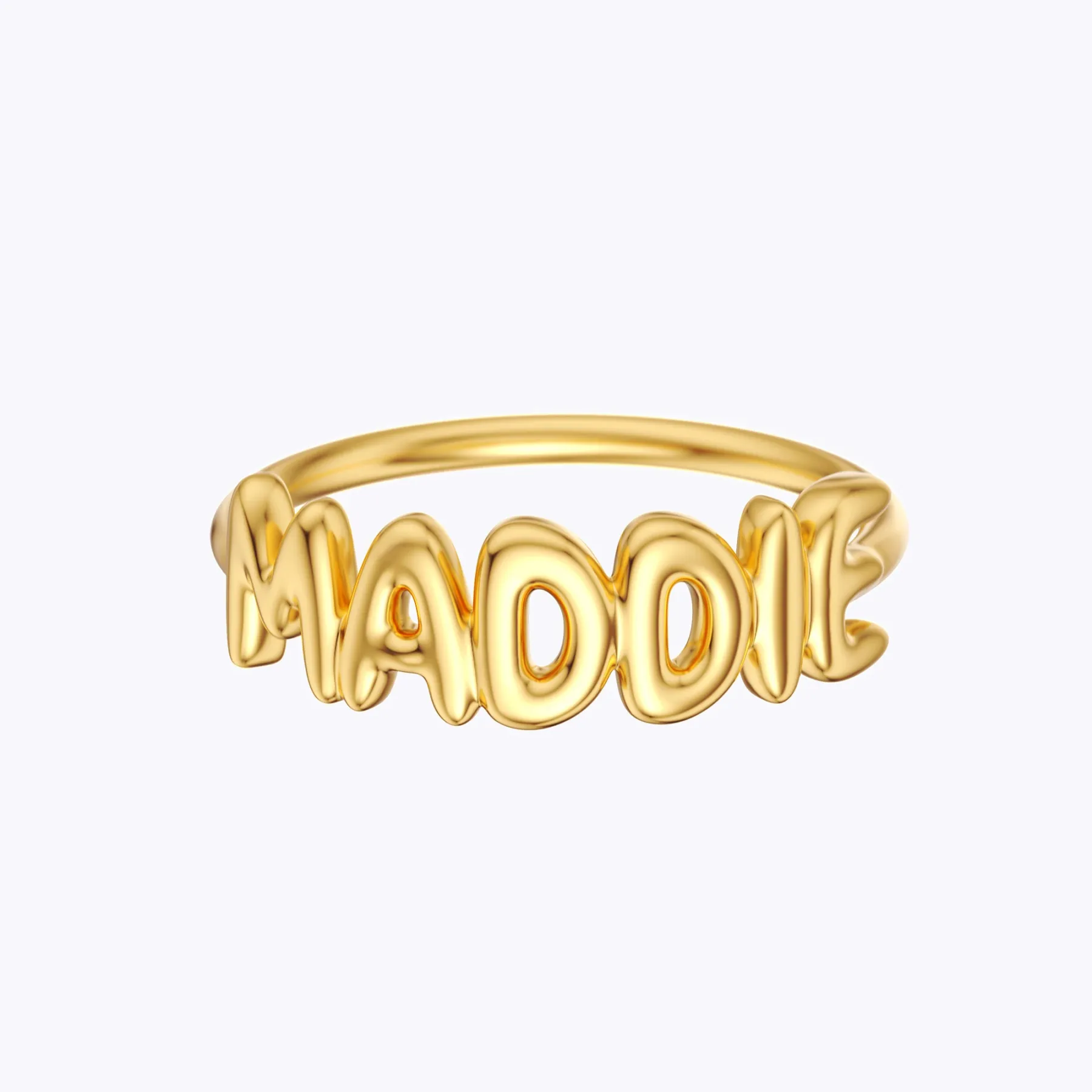 Personalized 3D Bubble Name Ring