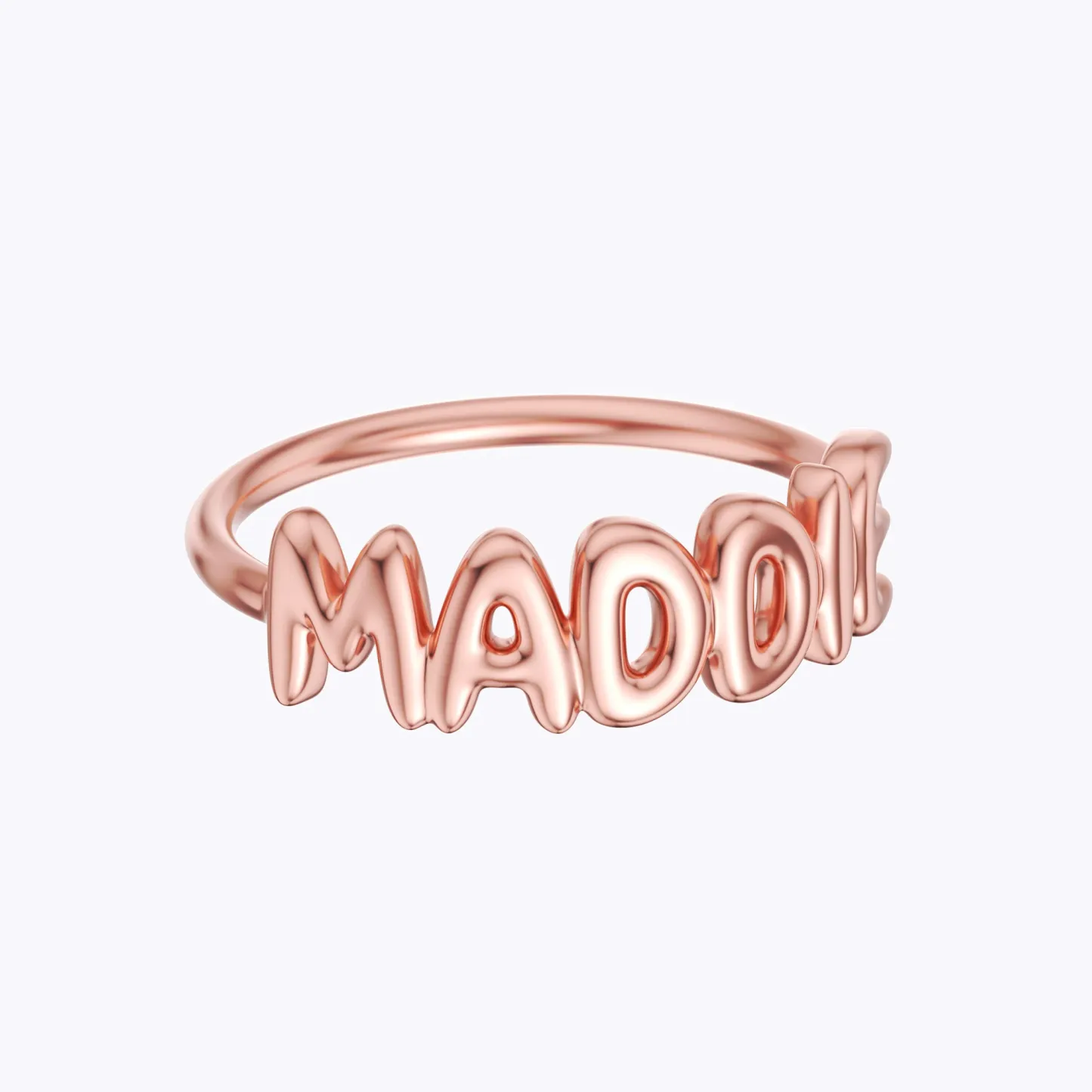 Personalized 3D Bubble Name Ring