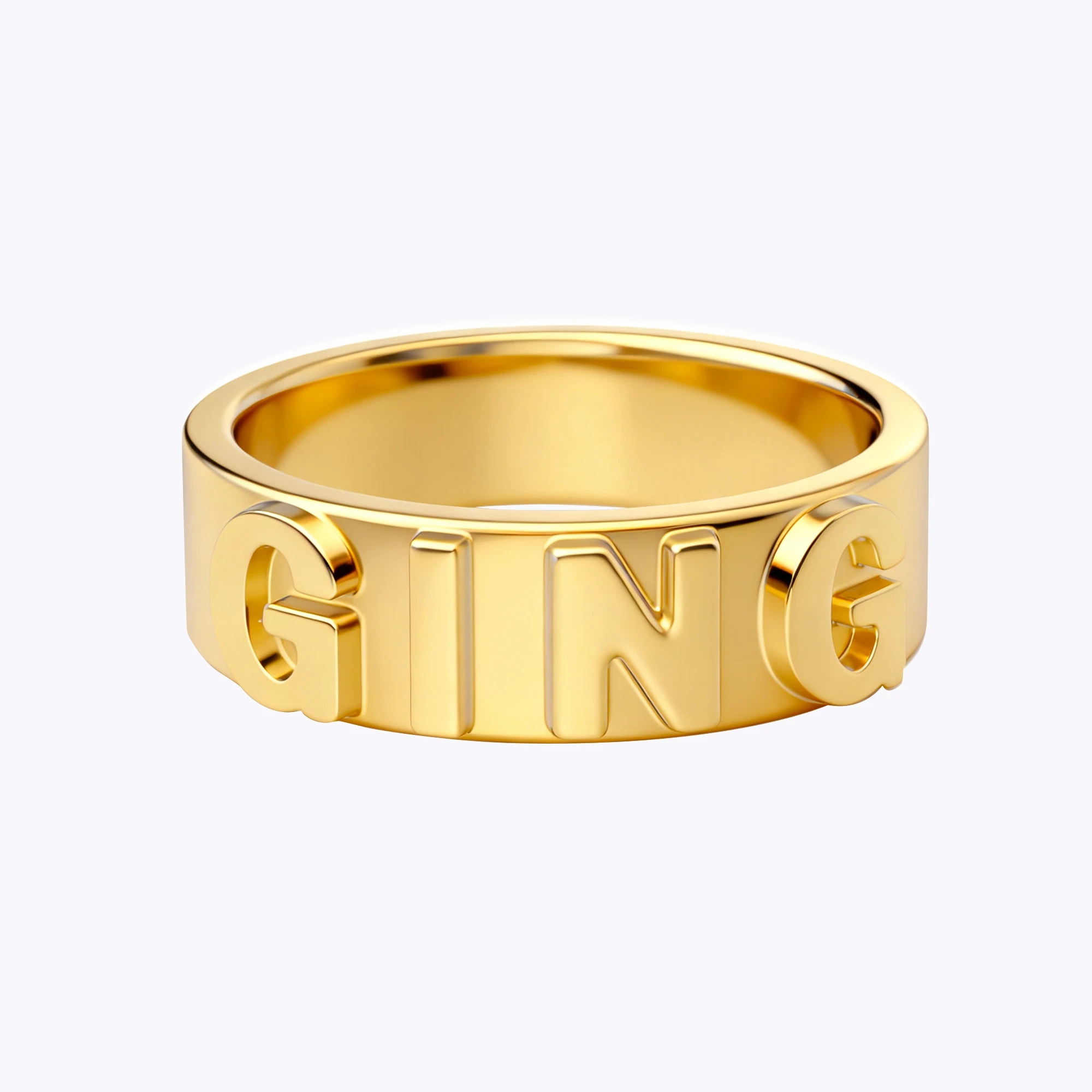 Custom Engraved Name Band