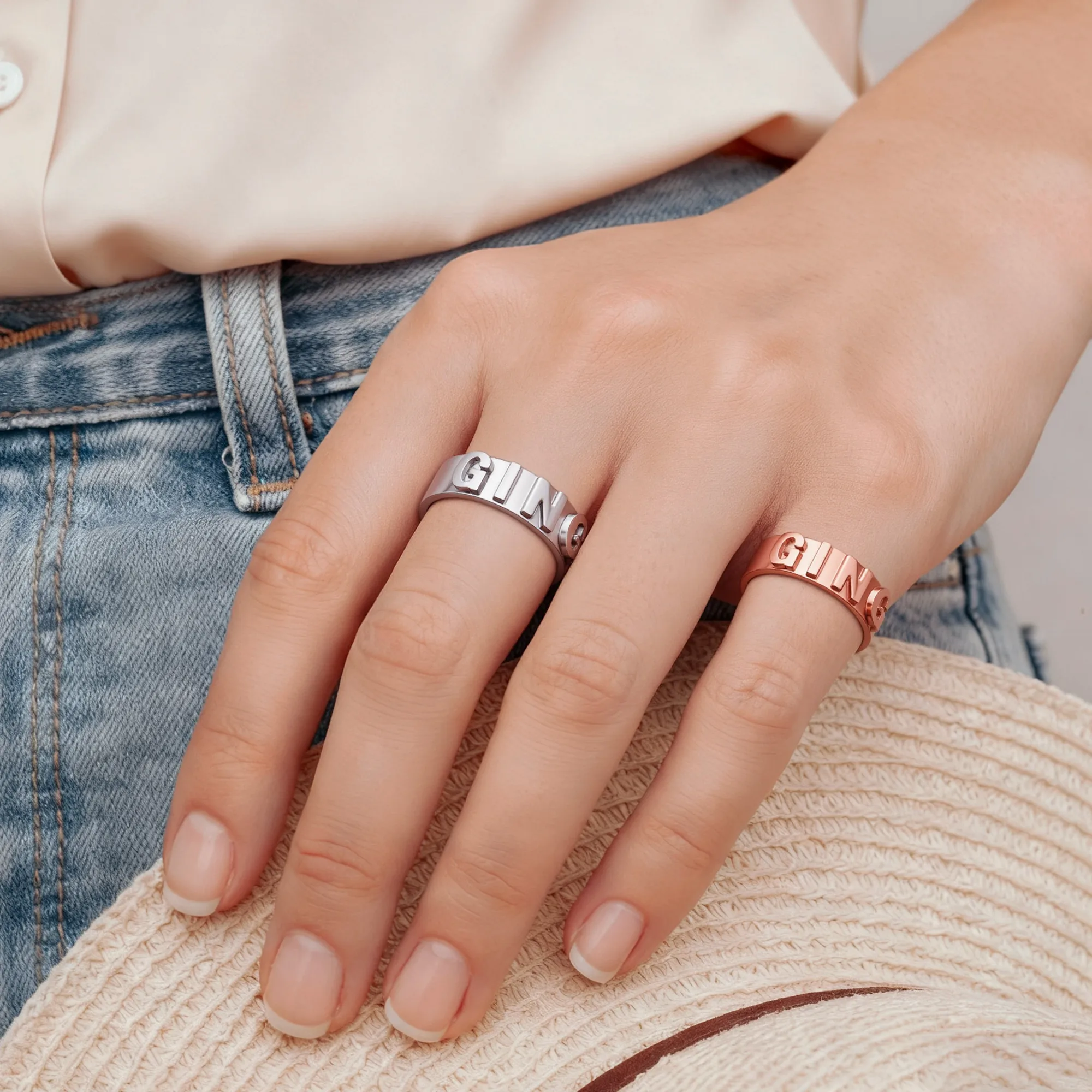 Custom Engraved Name Band