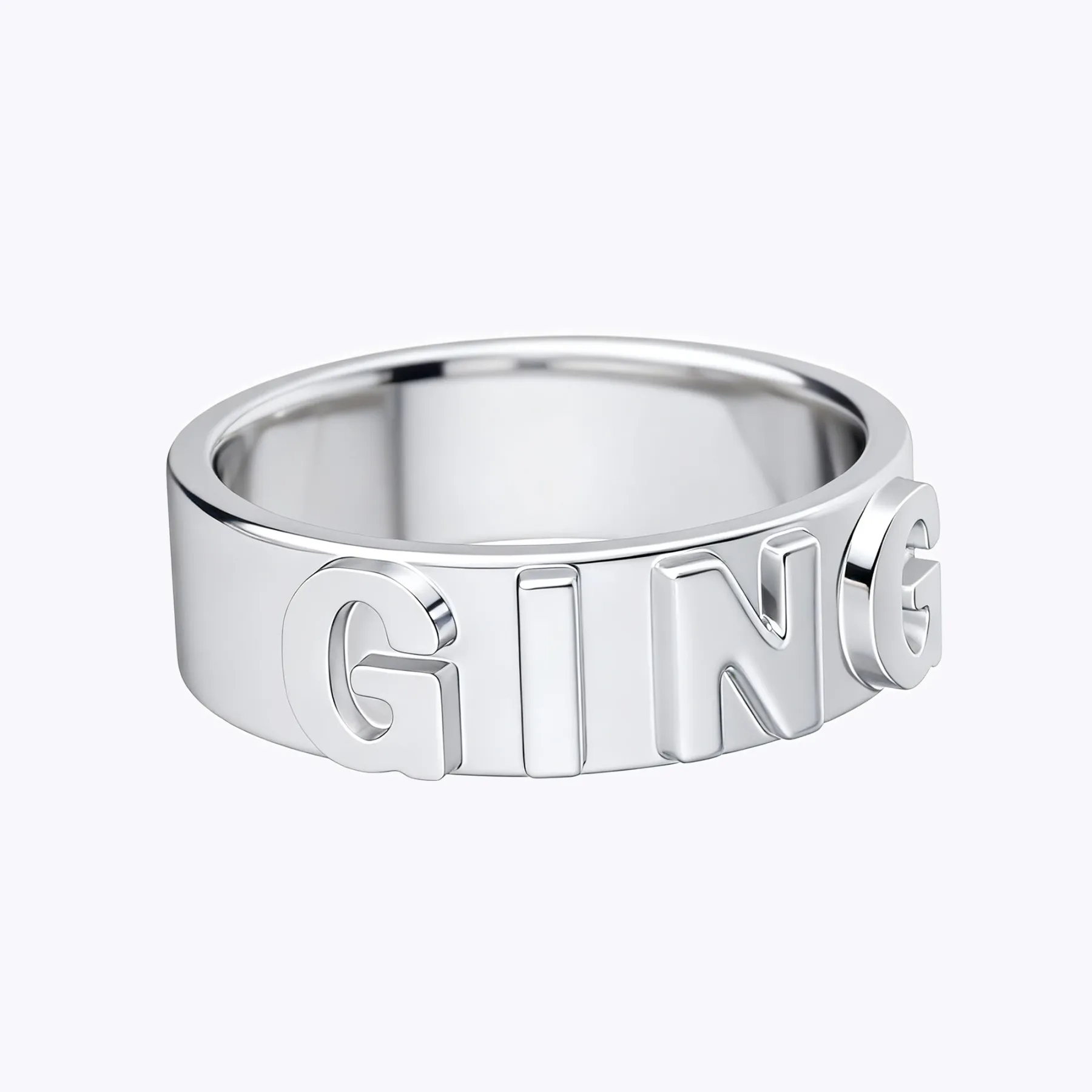 Custom Engraved Name Band