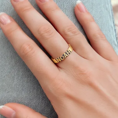 Custom Engraving Name Band