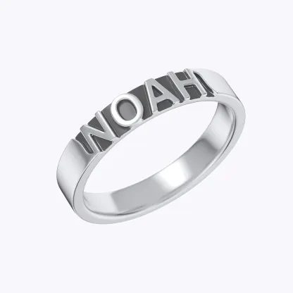 Custom Engraving Name Band