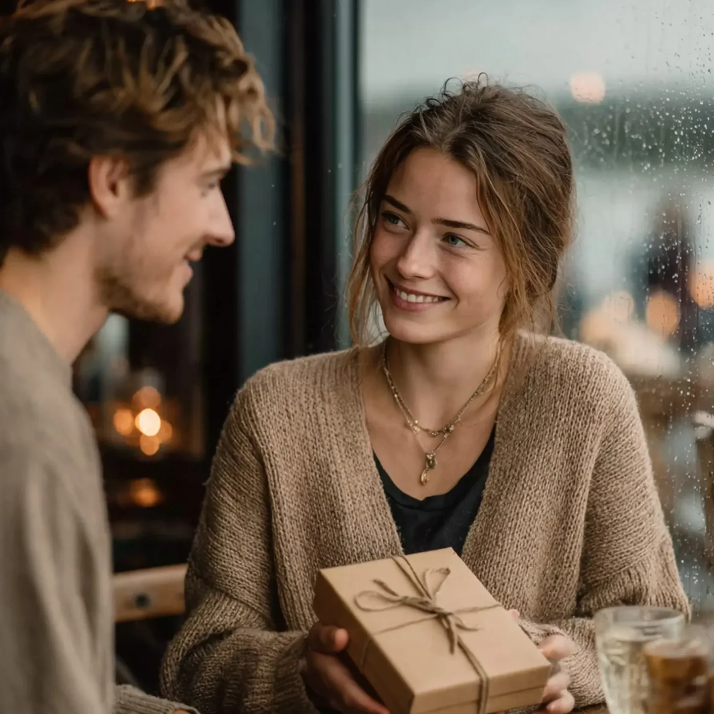 Personalized Apple Shape Ring for Teachers