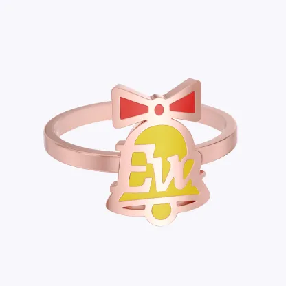 Personalized Name Christmas Bell Ring