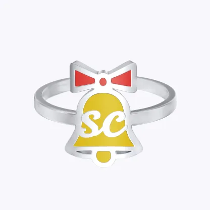 Personalized Name Christmas Bell Ring