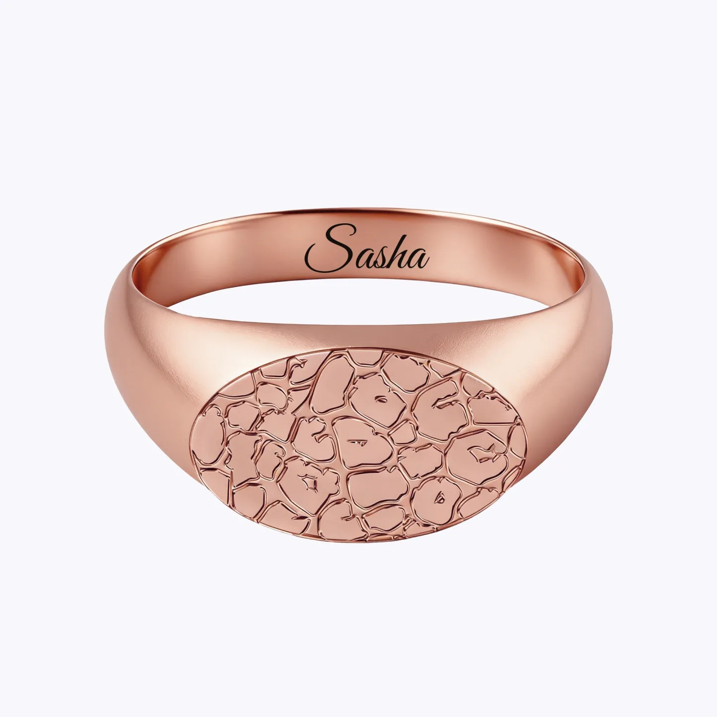 Custom Dog Cat Nose Print Rings with Name