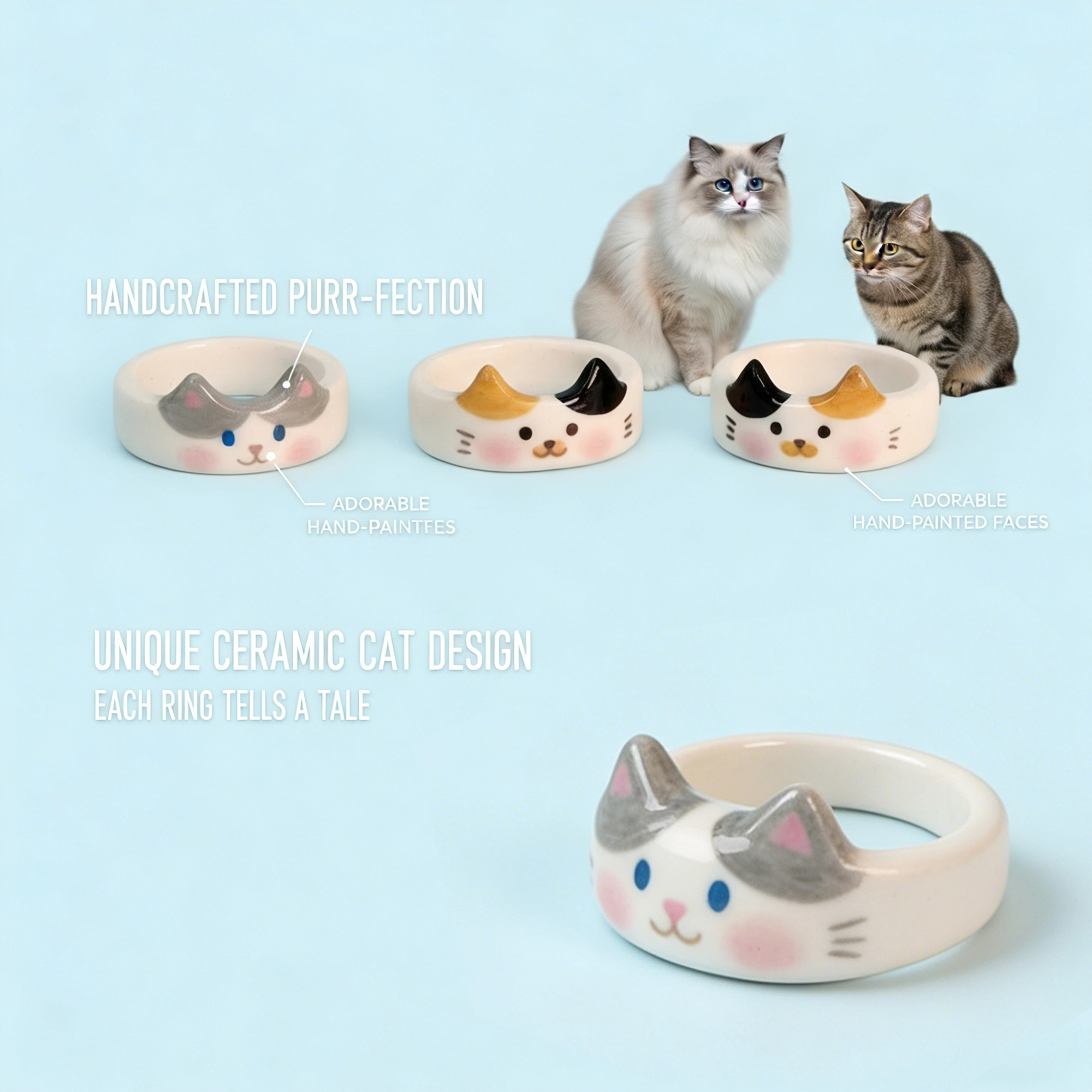 Custom Abstract Dog Cat Pet Ring