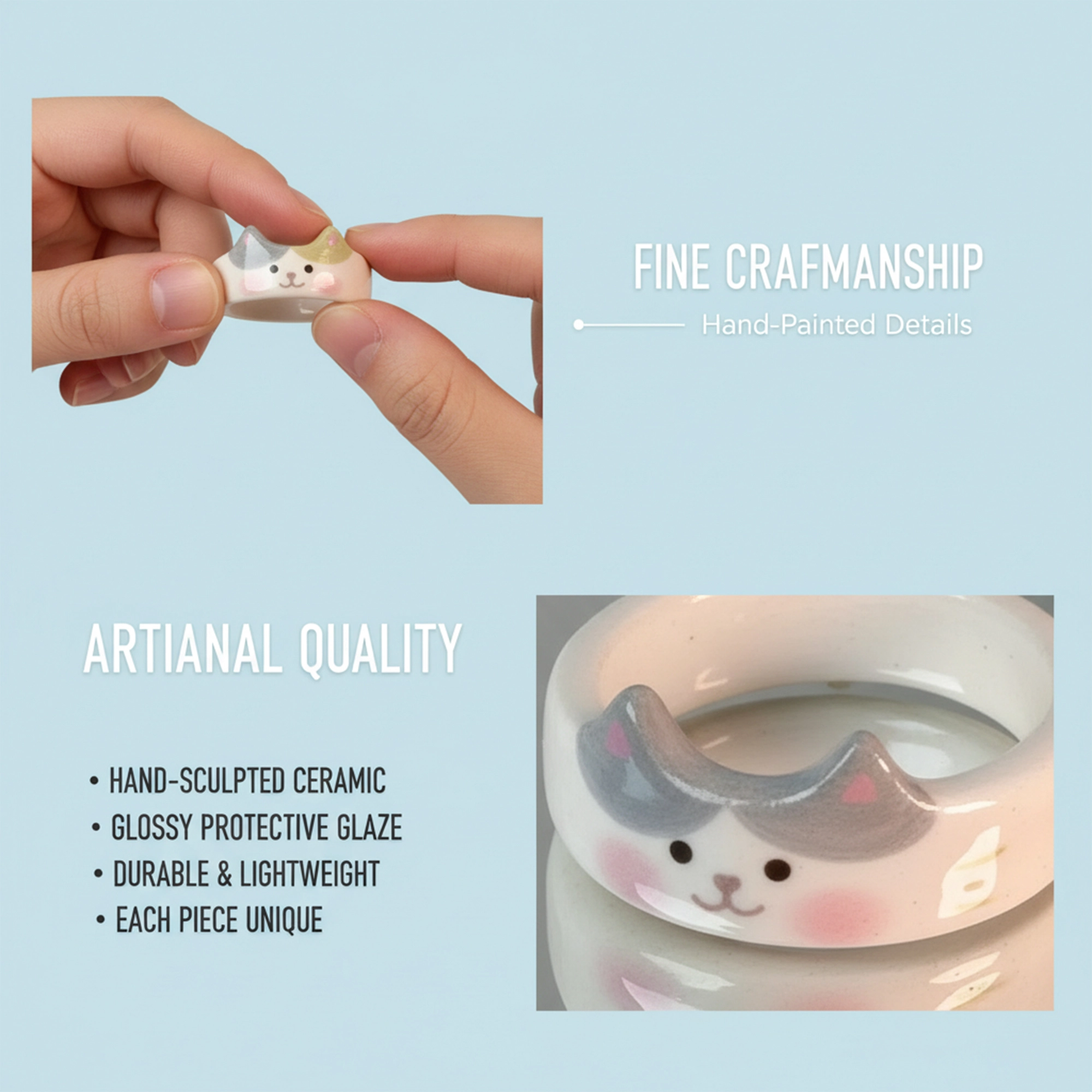 Custom Abstract Dog Cat Pet Ring