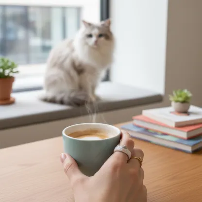 Custom Abstract Dog Cat Pet Ring