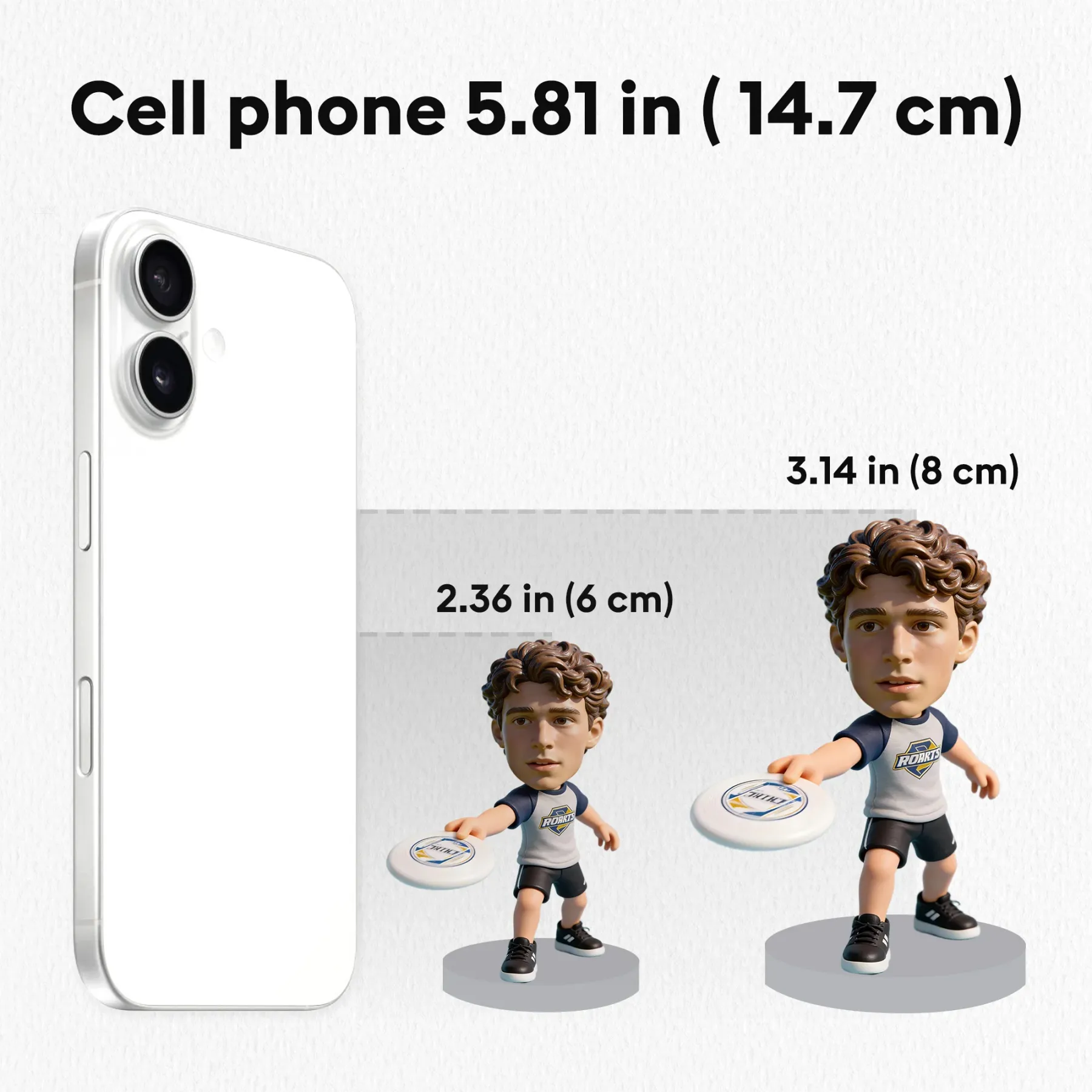 Custom Diver Highly Realistic Full-Color 3D Printed Chibi Figurine for Diving Enthusiast