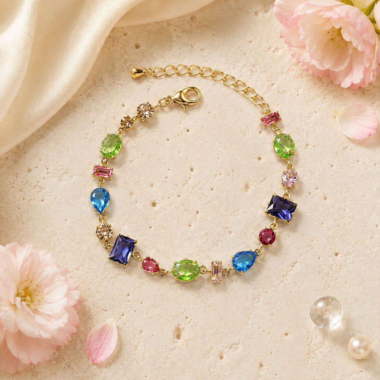 Multicolor Zircon Bracelet