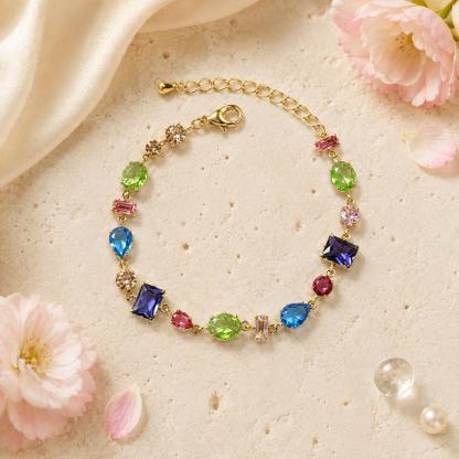 Multicolor Zircon Bracelet