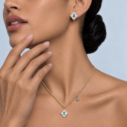 Shell Four-Leaf Clover Set