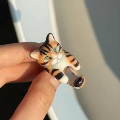 Custom 3D Handmade Ceramic Dog Cat Pet Stethoscope Tag for Veterinarians Nurses Doctors Medical Staff Nurses Week Gift