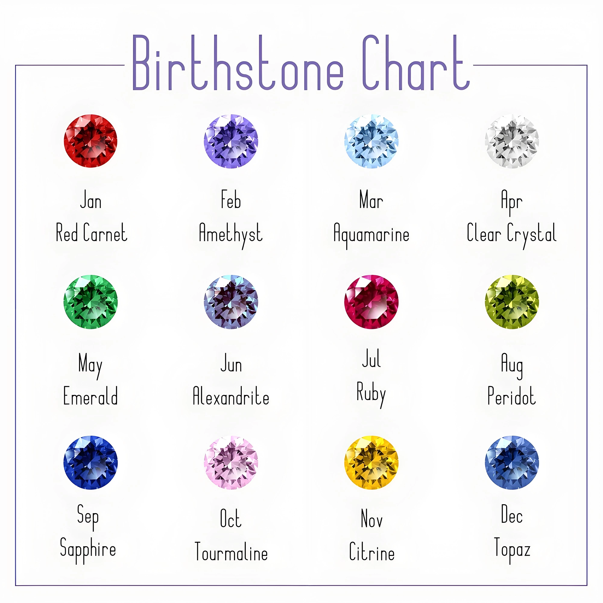 Custom Pavé Birthstone Hollow Name Ring