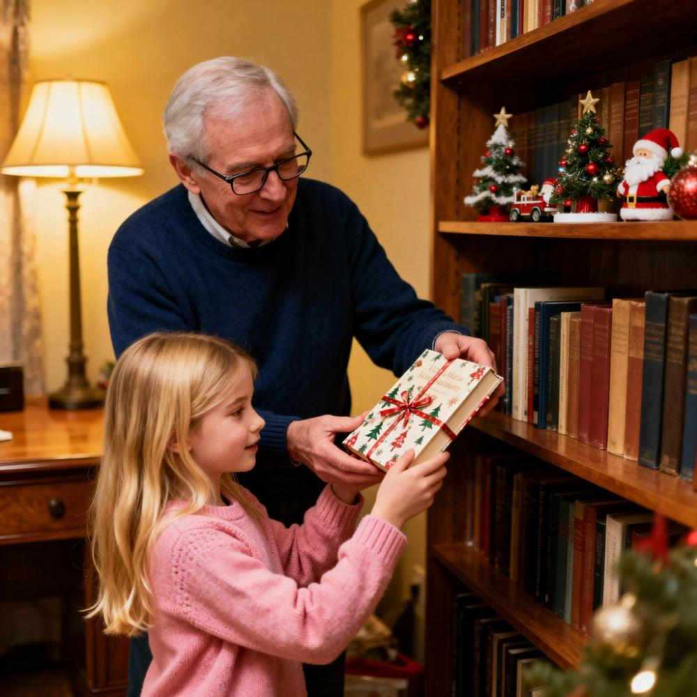 Personalized Name Bow Christmas Necklace