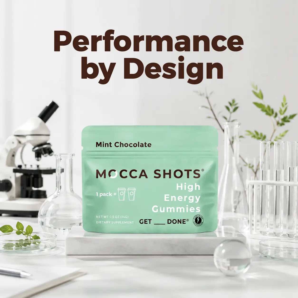 Mocca Shots Caffeine Gummies – 12-Pack