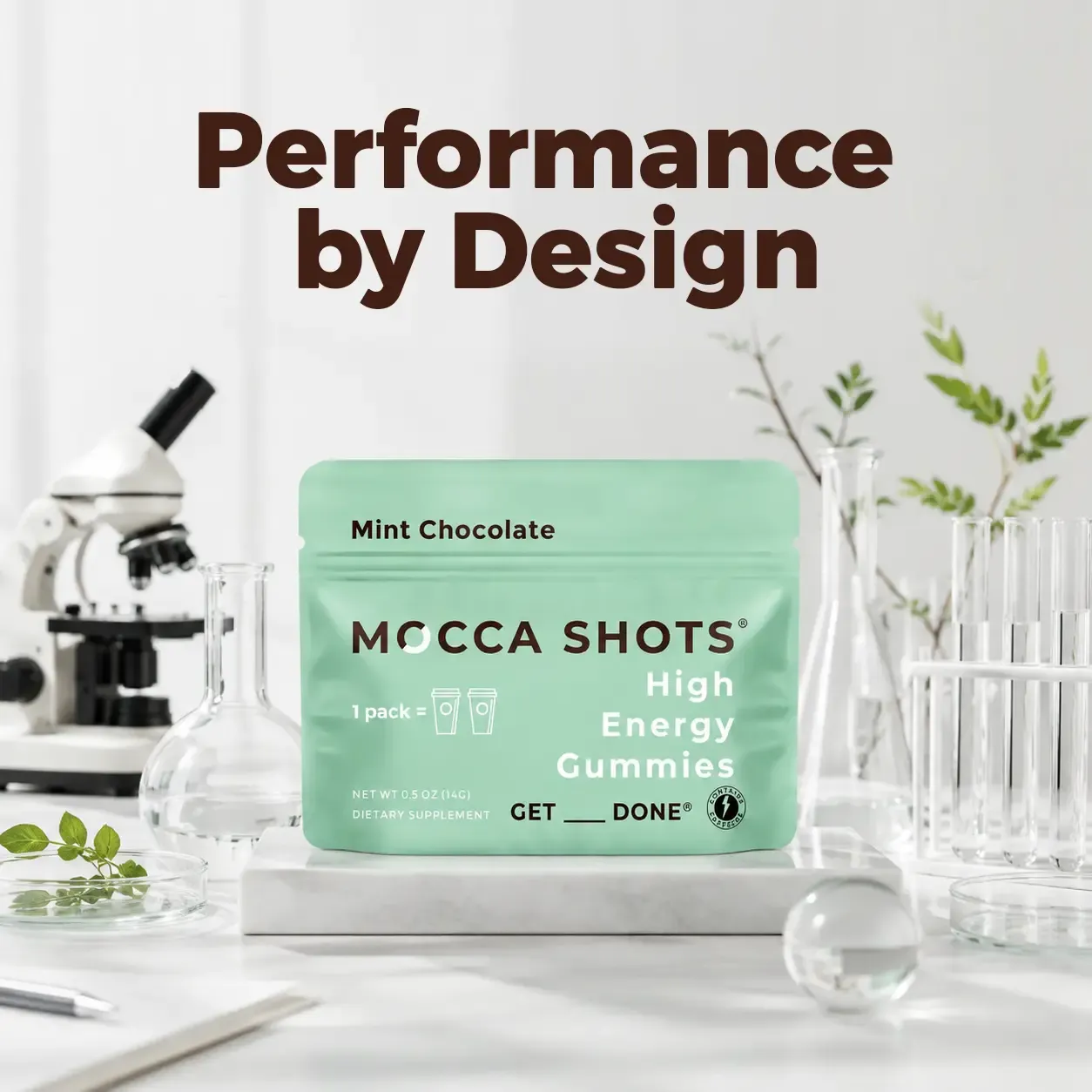 Mocca Shots Caffeine Gummies – 12-Pack
