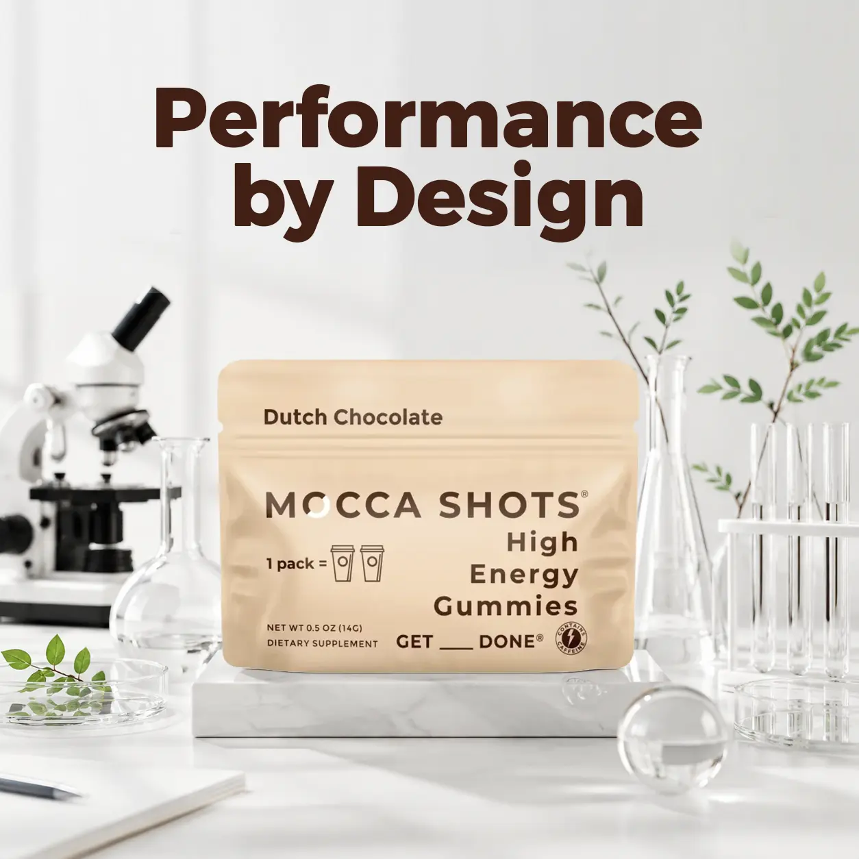 Mocca Shots Caffeine Gummies – 12-Pack