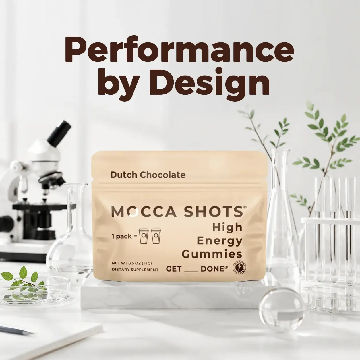 Mocca Shots Caffeine Gummies – 12-Pack