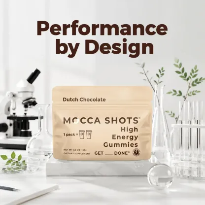 Mocca Shots Caffeine Gummies – 12-Pack