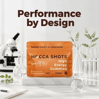 Mocca Shots Caffeine Gummies – 12-Pack