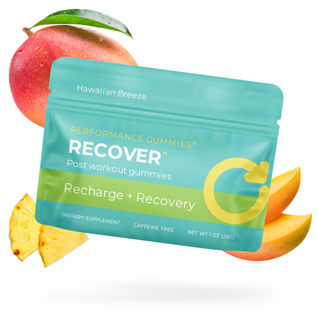 Recover Apple Ginger Post-Workout Supplement Gummies - 12 Pack